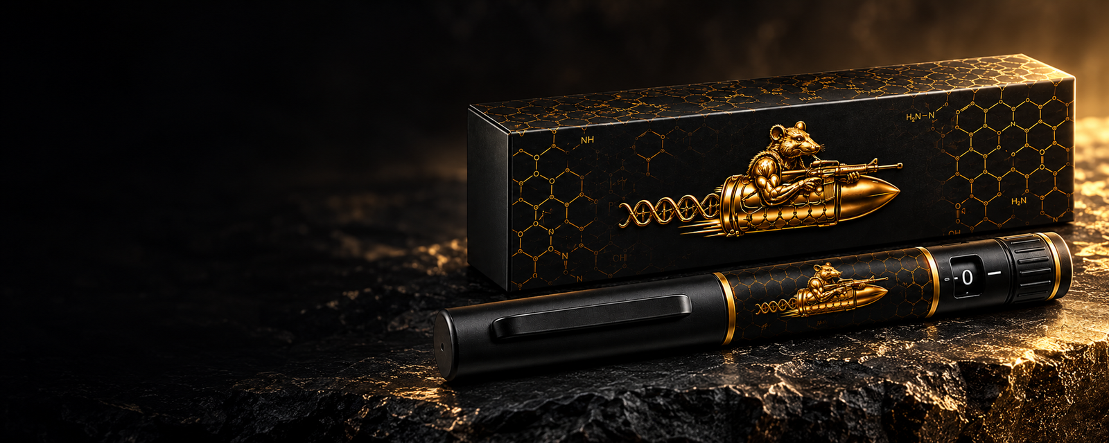 Research pen and box